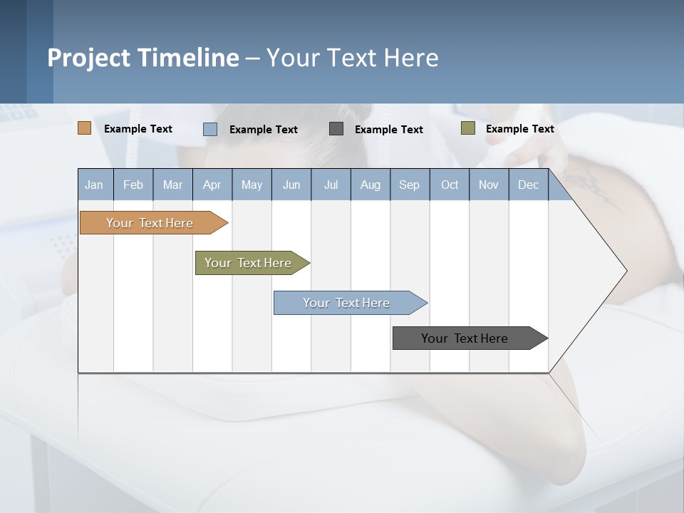 A Woman Getting A Massage In A Beauty Salon PowerPoint Template