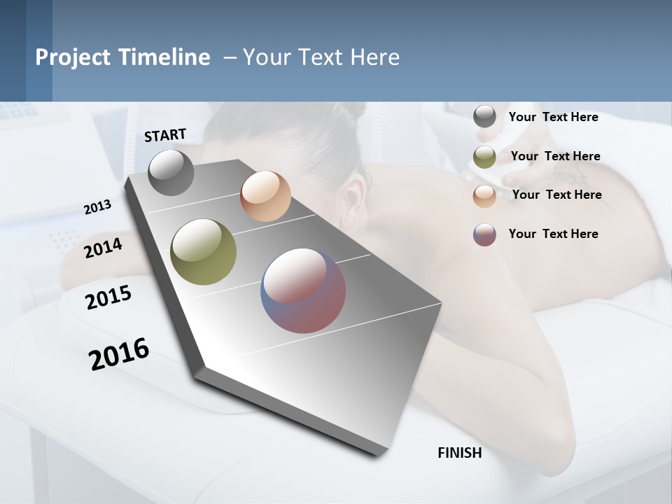 A Woman Getting A Massage In A Beauty Salon PowerPoint Template