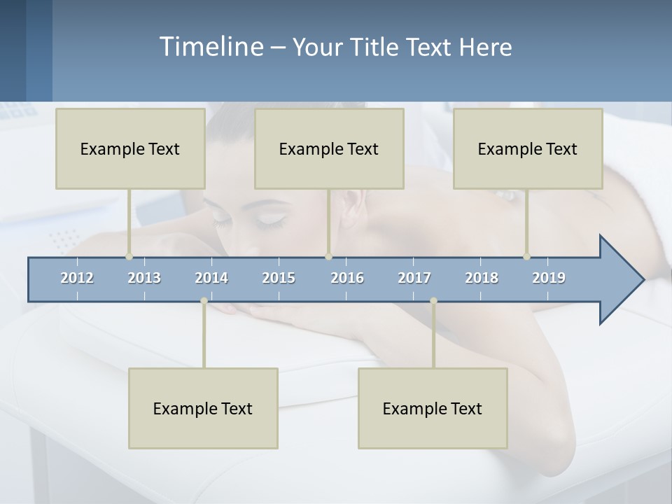 A Woman Getting A Massage In A Beauty Salon PowerPoint Template