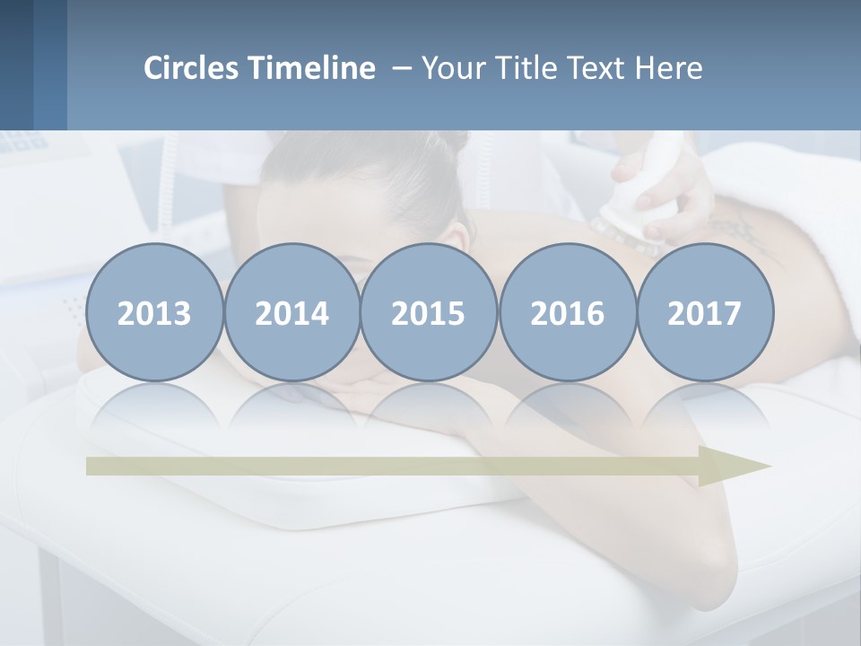 A Woman Getting A Massage In A Beauty Salon PowerPoint Template