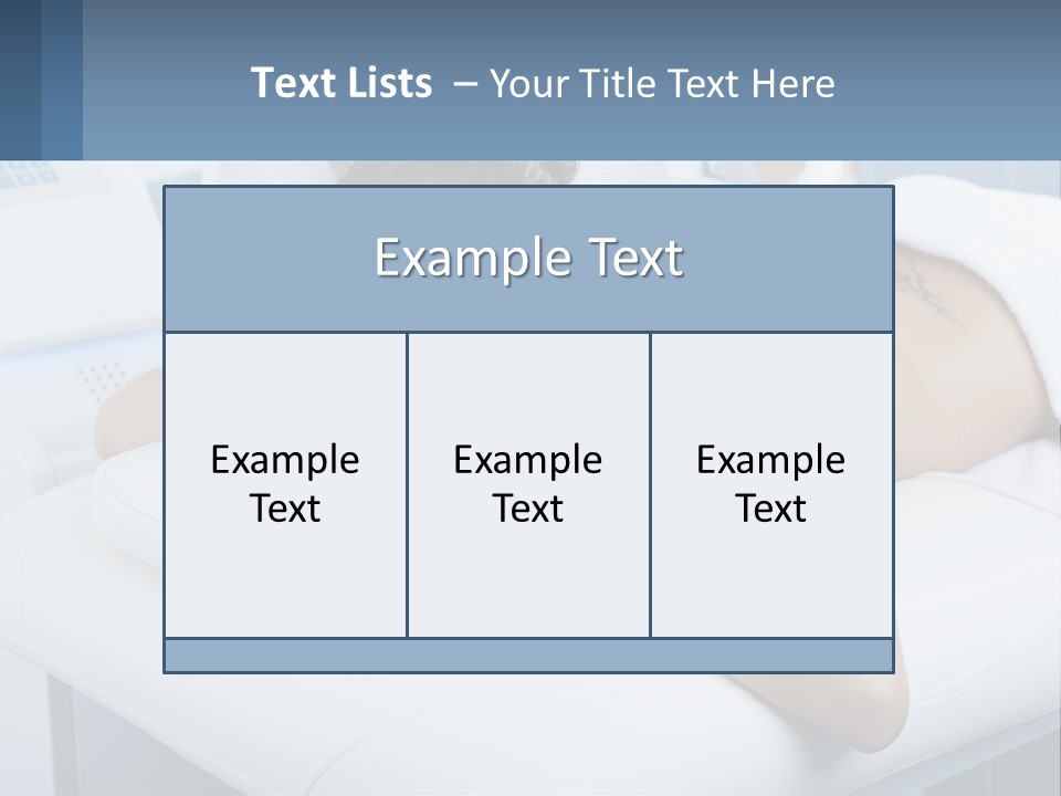 A Woman Getting A Massage In A Beauty Salon PowerPoint Template