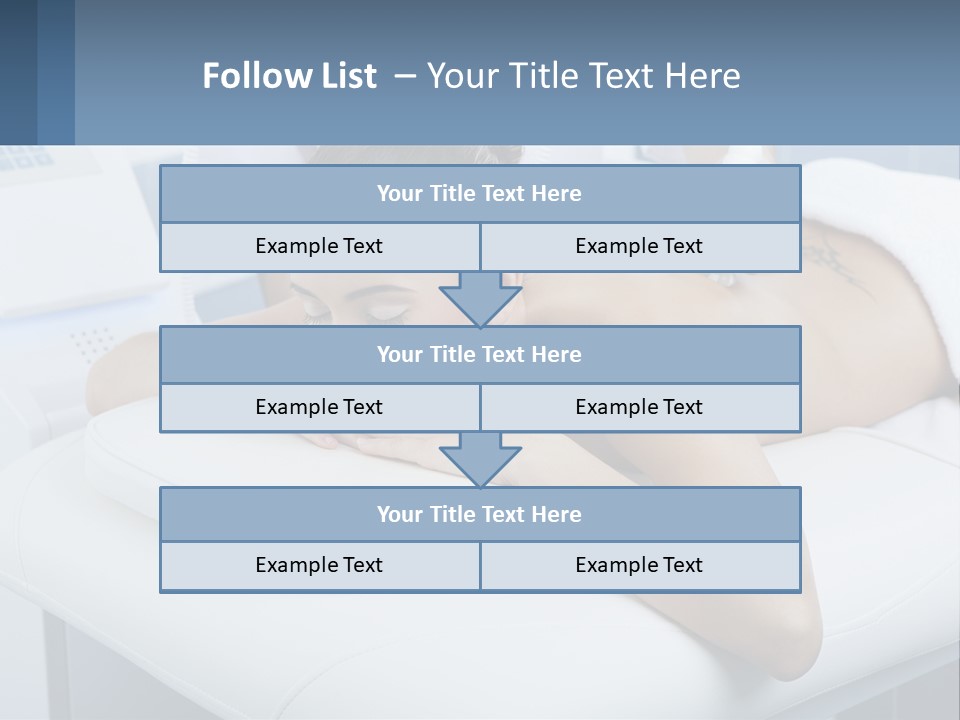 A Woman Getting A Massage In A Beauty Salon PowerPoint Template