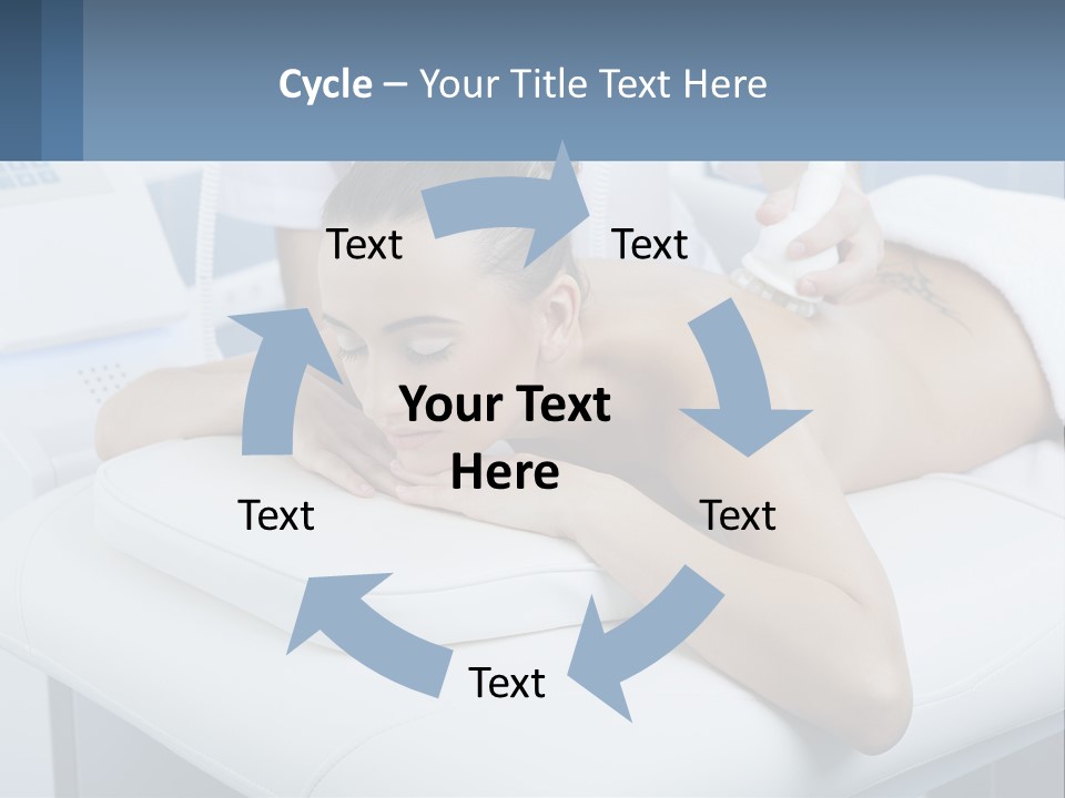 A Woman Getting A Massage In A Beauty Salon PowerPoint Template