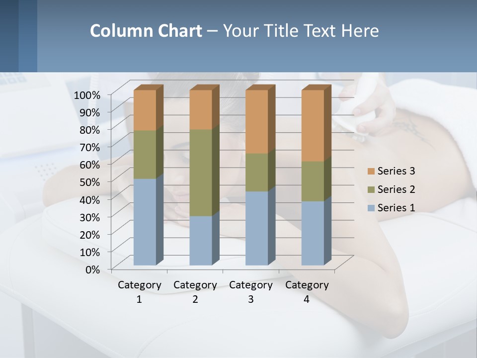 A Woman Getting A Massage In A Beauty Salon PowerPoint Template