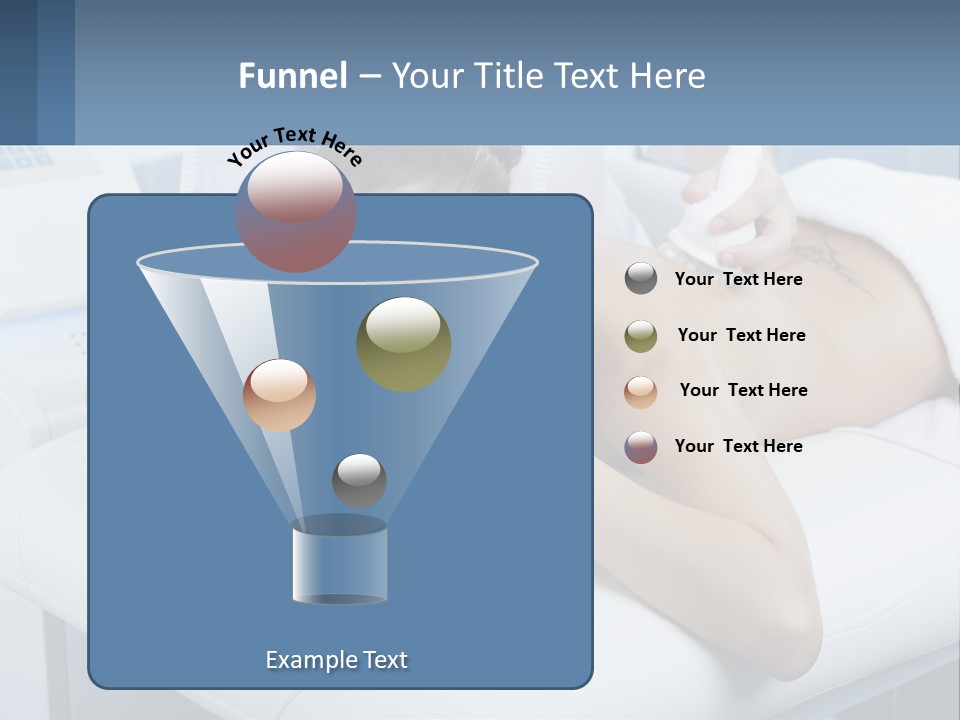 A Woman Getting A Massage In A Beauty Salon PowerPoint Template