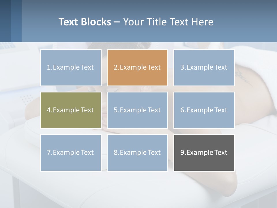 A Woman Getting A Massage In A Beauty Salon PowerPoint Template