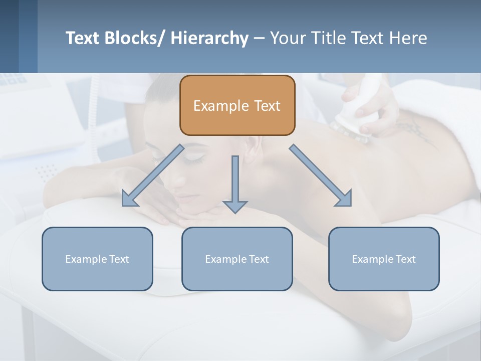 A Woman Getting A Massage In A Beauty Salon PowerPoint Template