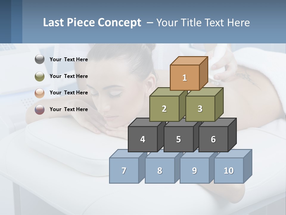 A Woman Getting A Massage In A Beauty Salon PowerPoint Template