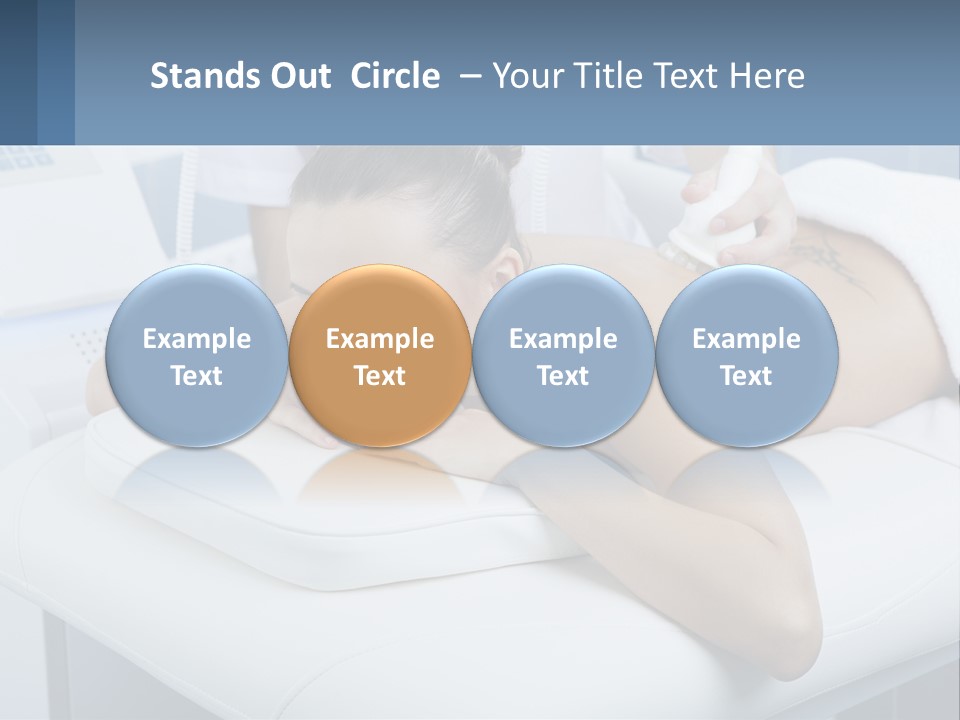 A Woman Getting A Massage In A Beauty Salon PowerPoint Template