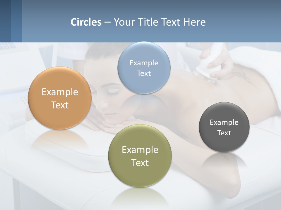 A Woman Getting A Massage In A Beauty Salon PowerPoint Template