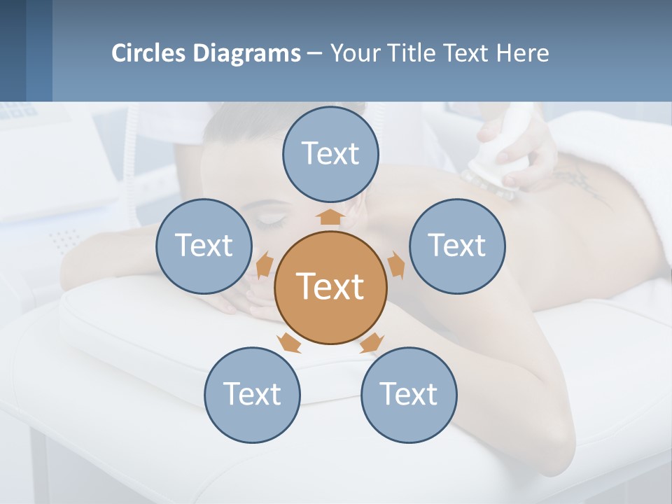 A Woman Getting A Massage In A Beauty Salon PowerPoint Template