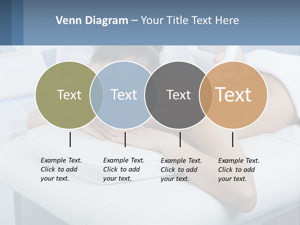 A Woman Getting A Massage In A Beauty Salon PowerPoint Template