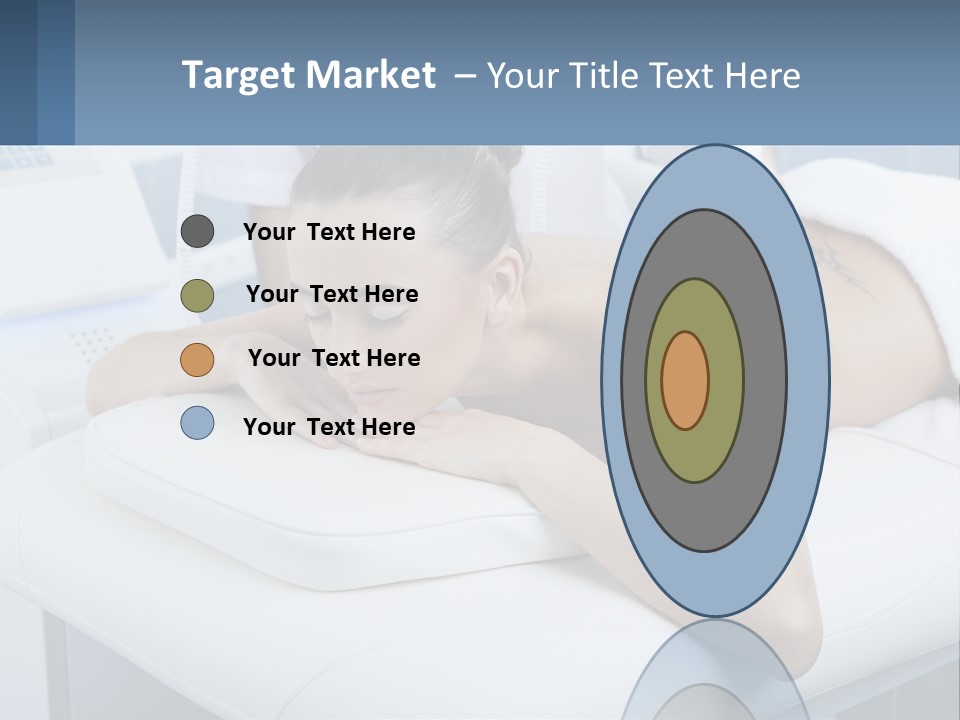 A Woman Getting A Massage In A Beauty Salon PowerPoint Template