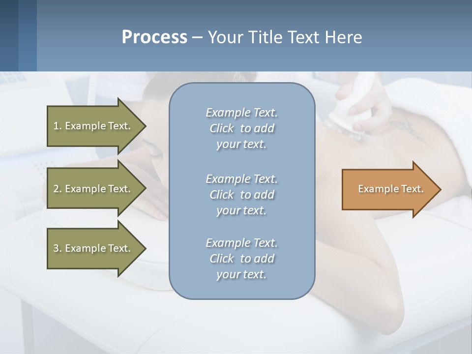 A Woman Getting A Massage In A Beauty Salon PowerPoint Template