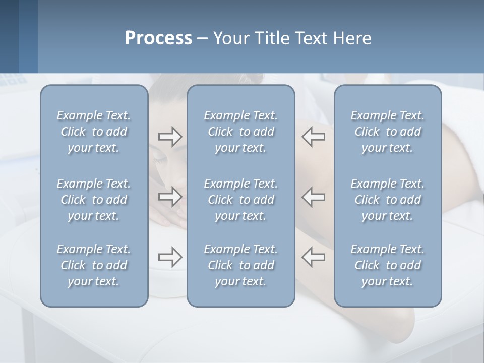 A Woman Getting A Massage In A Beauty Salon PowerPoint Template