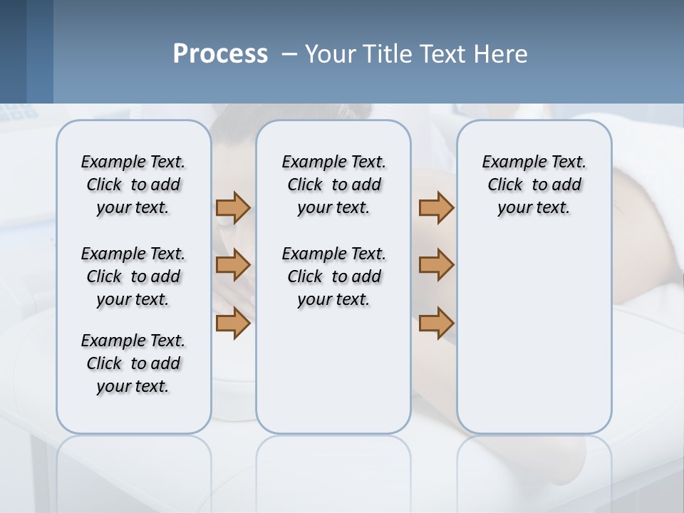 A Woman Getting A Massage In A Beauty Salon PowerPoint Template