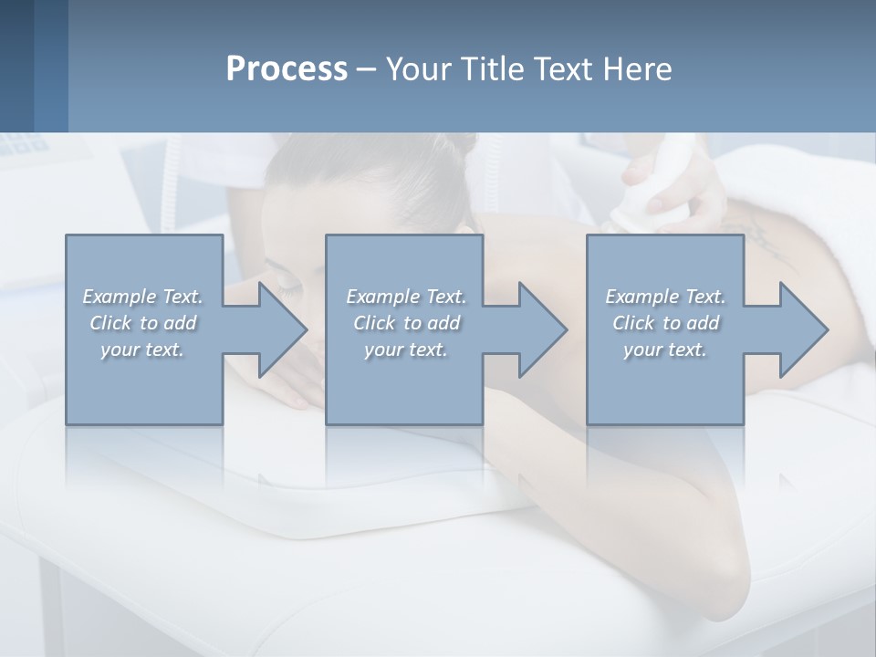 A Woman Getting A Massage In A Beauty Salon PowerPoint Template