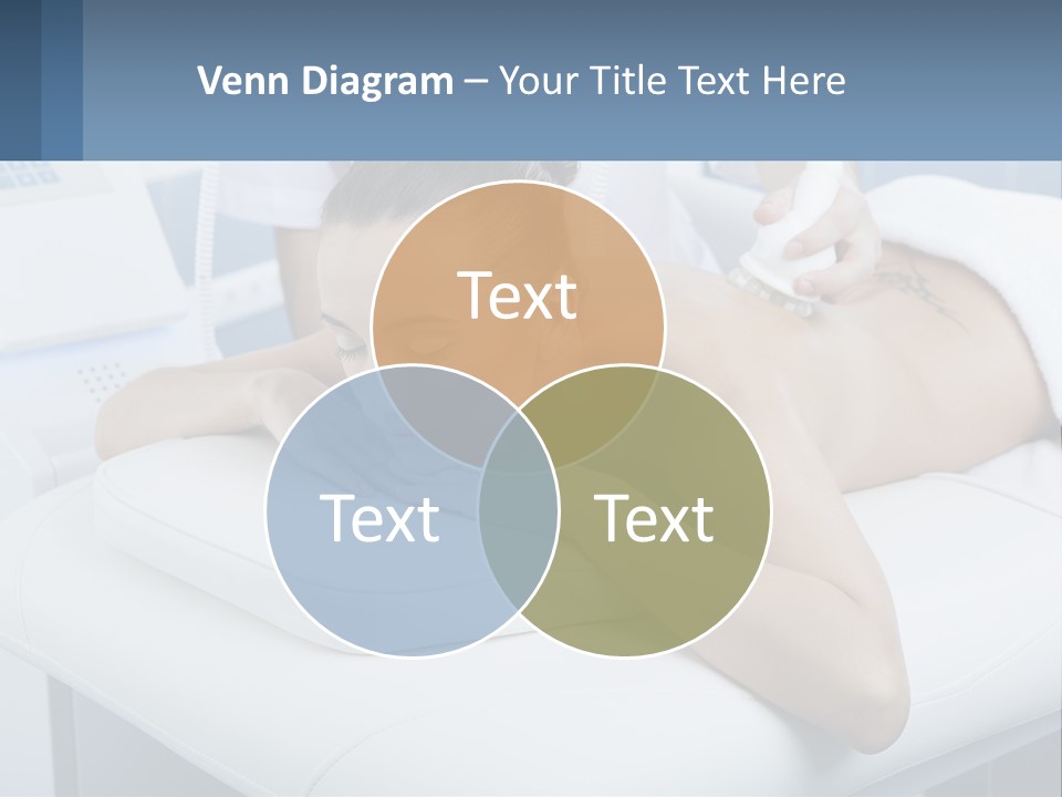 A Woman Getting A Massage In A Beauty Salon PowerPoint Template