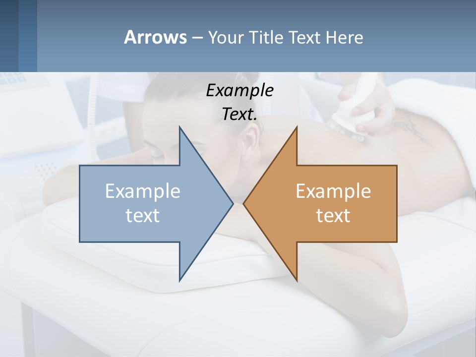 A Woman Getting A Massage In A Beauty Salon PowerPoint Template