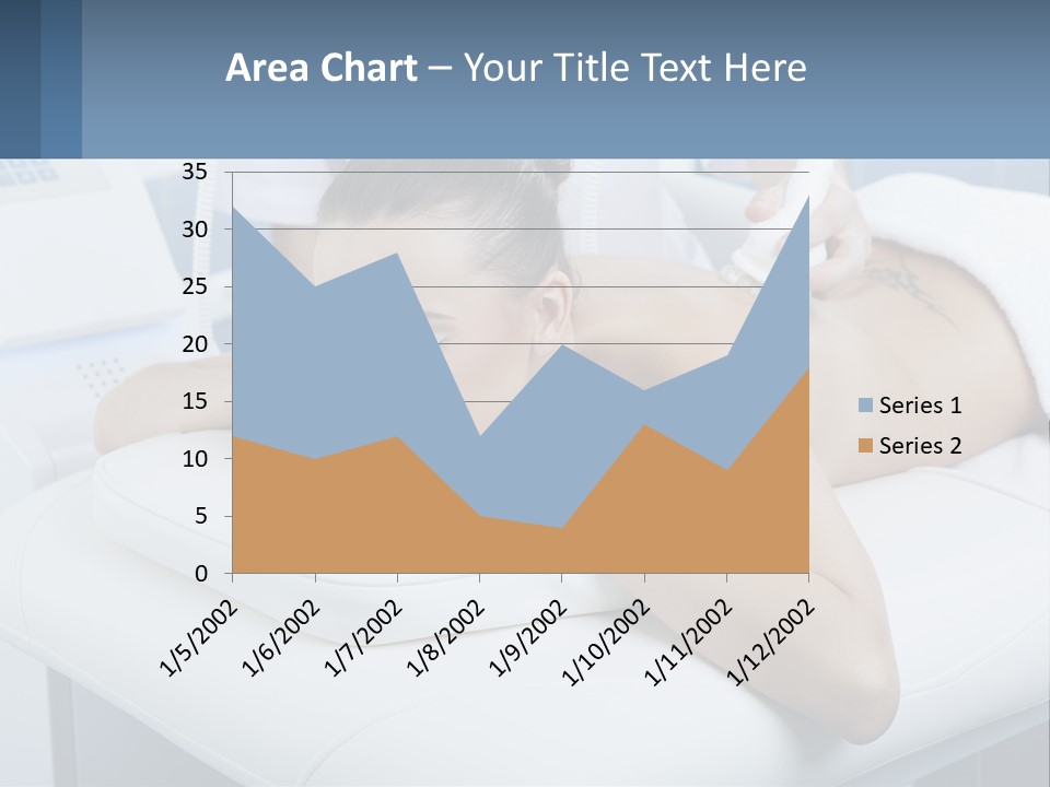 A Woman Getting A Massage In A Beauty Salon PowerPoint Template