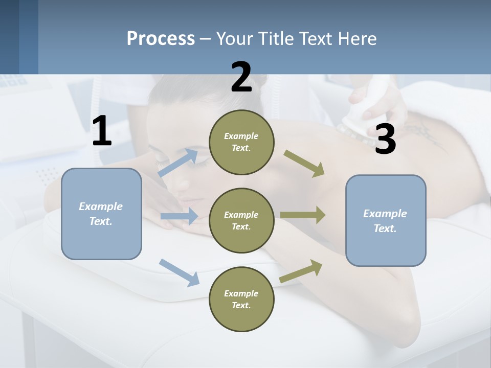 A Woman Getting A Massage In A Beauty Salon PowerPoint Template