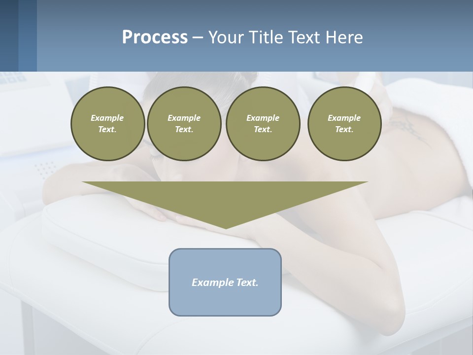 A Woman Getting A Massage In A Beauty Salon PowerPoint Template