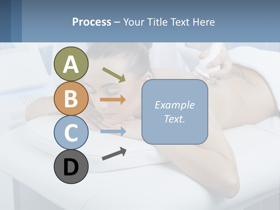 A Woman Getting A Massage In A Beauty Salon PowerPoint Template