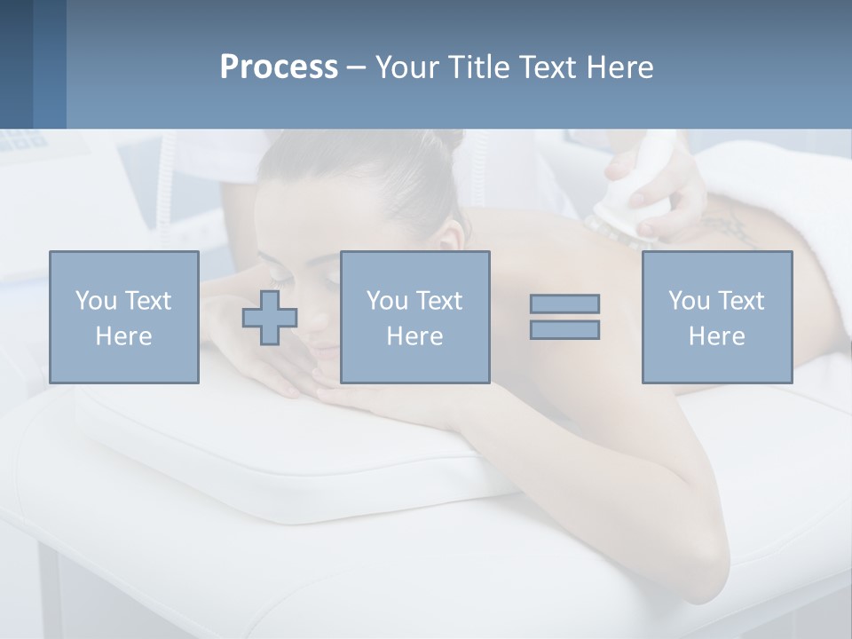 A Woman Getting A Massage In A Beauty Salon PowerPoint Template