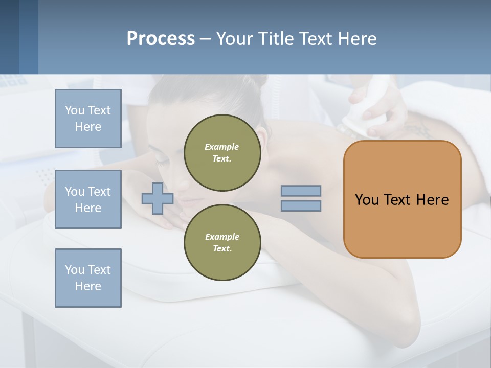 A Woman Getting A Massage In A Beauty Salon PowerPoint Template