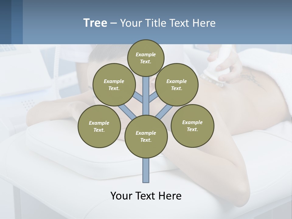 A Woman Getting A Massage In A Beauty Salon PowerPoint Template