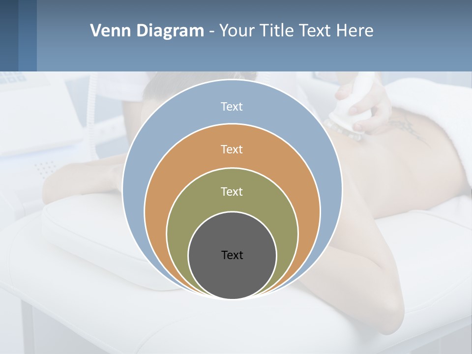 A Woman Getting A Massage In A Beauty Salon PowerPoint Template