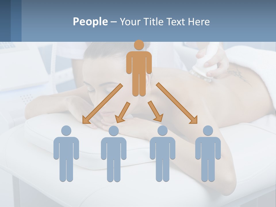 A Woman Getting A Massage In A Beauty Salon PowerPoint Template