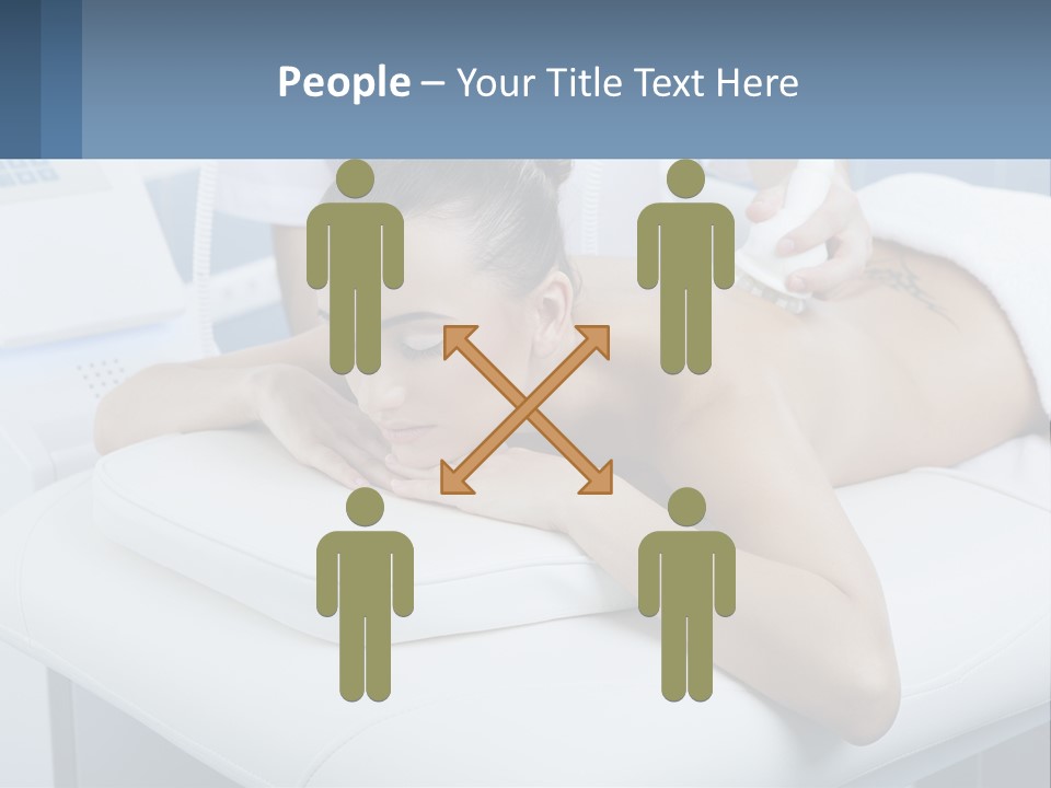 A Woman Getting A Massage In A Beauty Salon PowerPoint Template