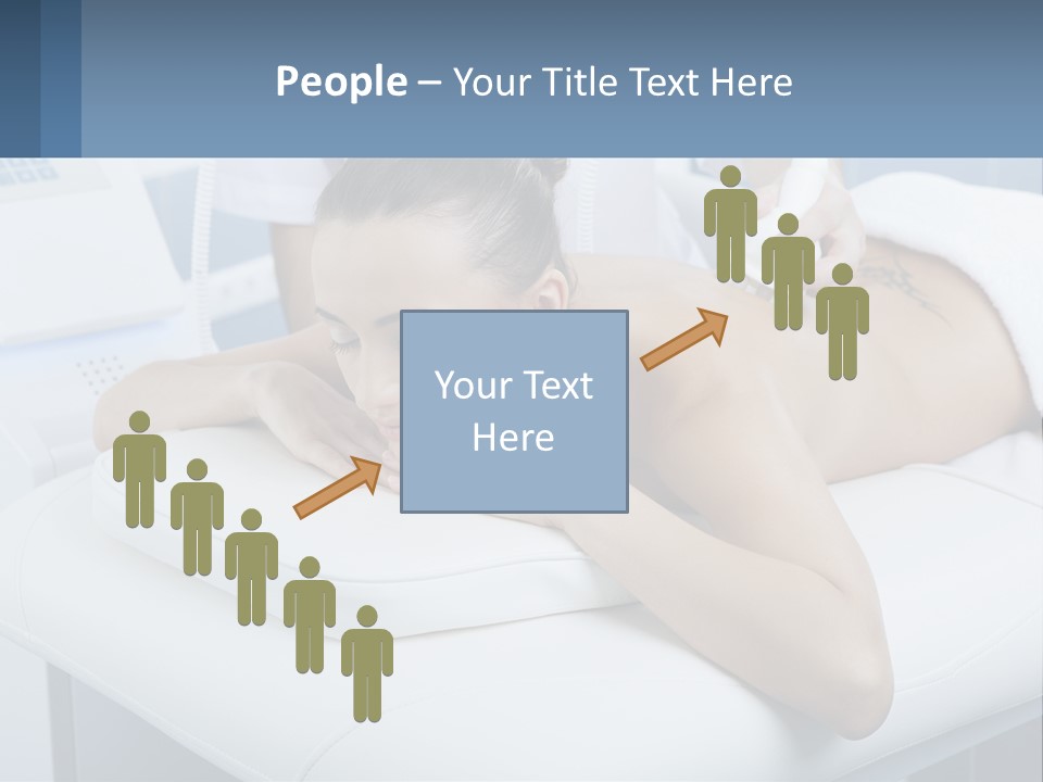 A Woman Getting A Massage In A Beauty Salon PowerPoint Template