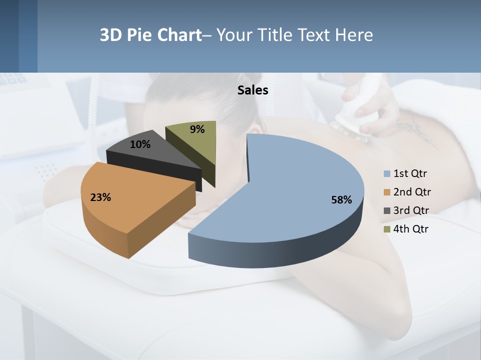 A Woman Getting A Massage In A Beauty Salon PowerPoint Template