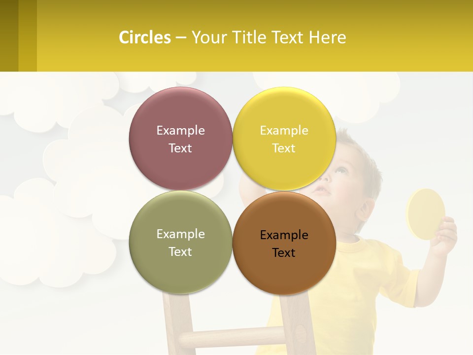 A Young Boy Holding A Ping Pong Paddle PowerPoint Template