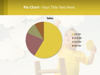 A Young Boy Holding A Ping Pong Paddle PowerPoint Template