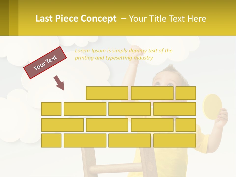 A Young Boy Holding A Ping Pong Paddle PowerPoint Template