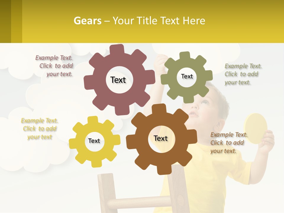 A Young Boy Holding A Ping Pong Paddle PowerPoint Template