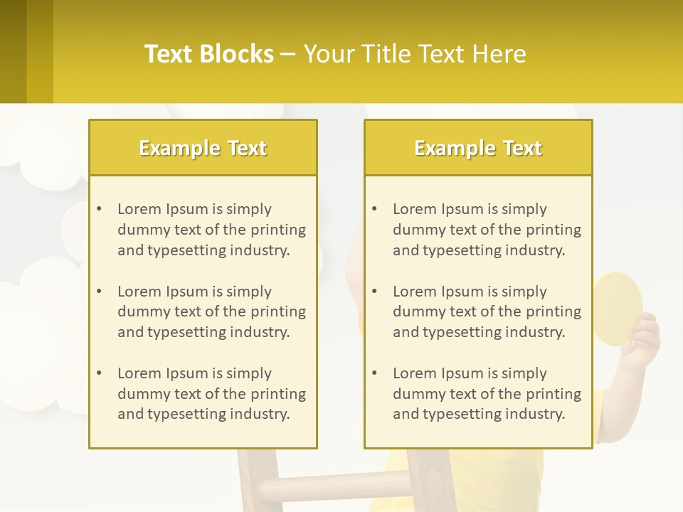 A Young Boy Holding A Ping Pong Paddle PowerPoint Template
