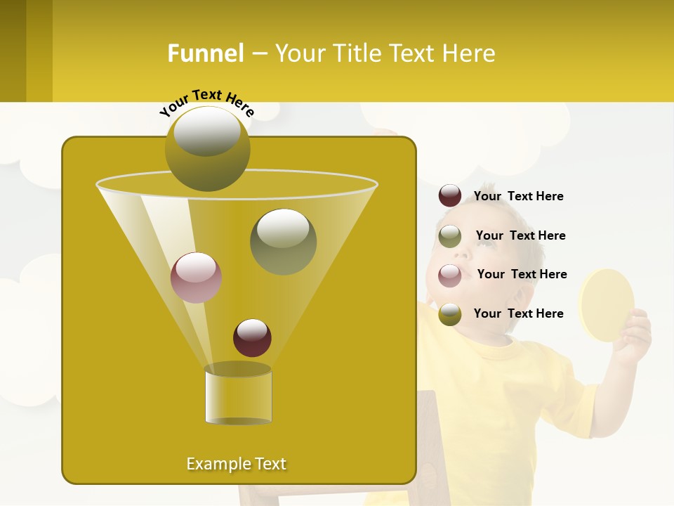 A Young Boy Holding A Ping Pong Paddle PowerPoint Template