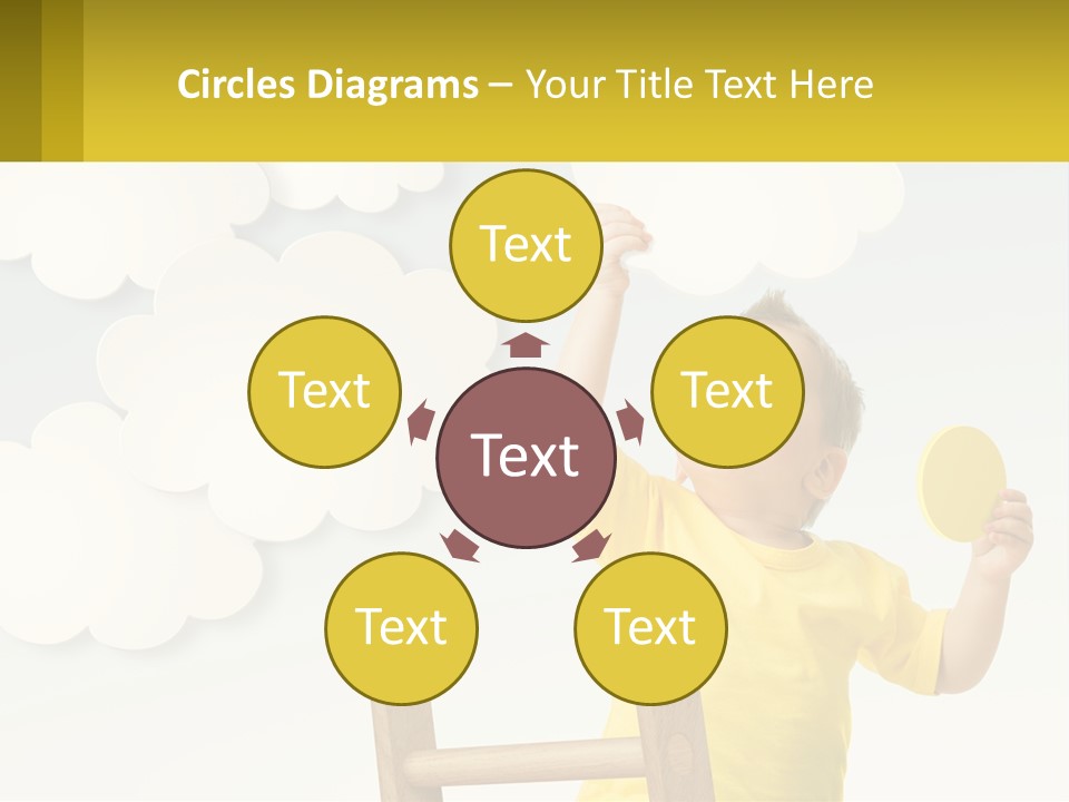 A Young Boy Holding A Ping Pong Paddle PowerPoint Template