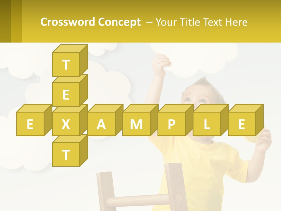 A Young Boy Holding A Ping Pong Paddle PowerPoint Template