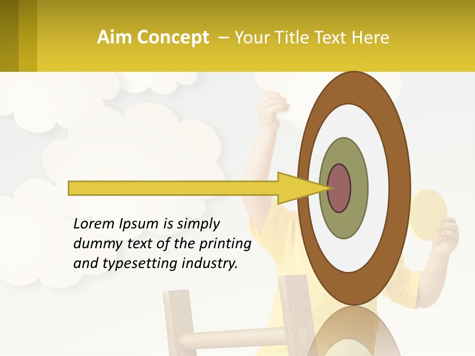 A Young Boy Holding A Ping Pong Paddle PowerPoint Template