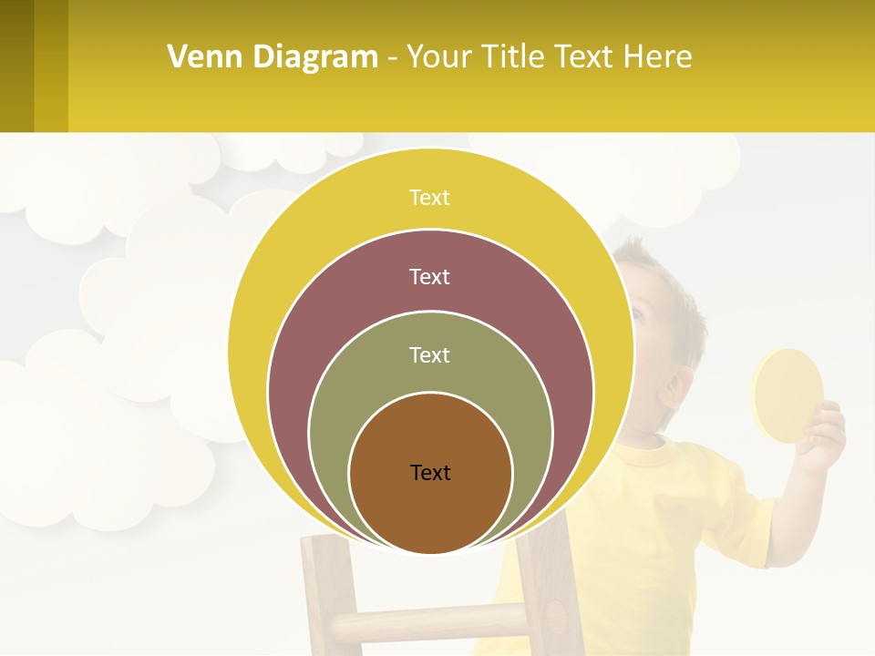 A Young Boy Holding A Ping Pong Paddle PowerPoint Template