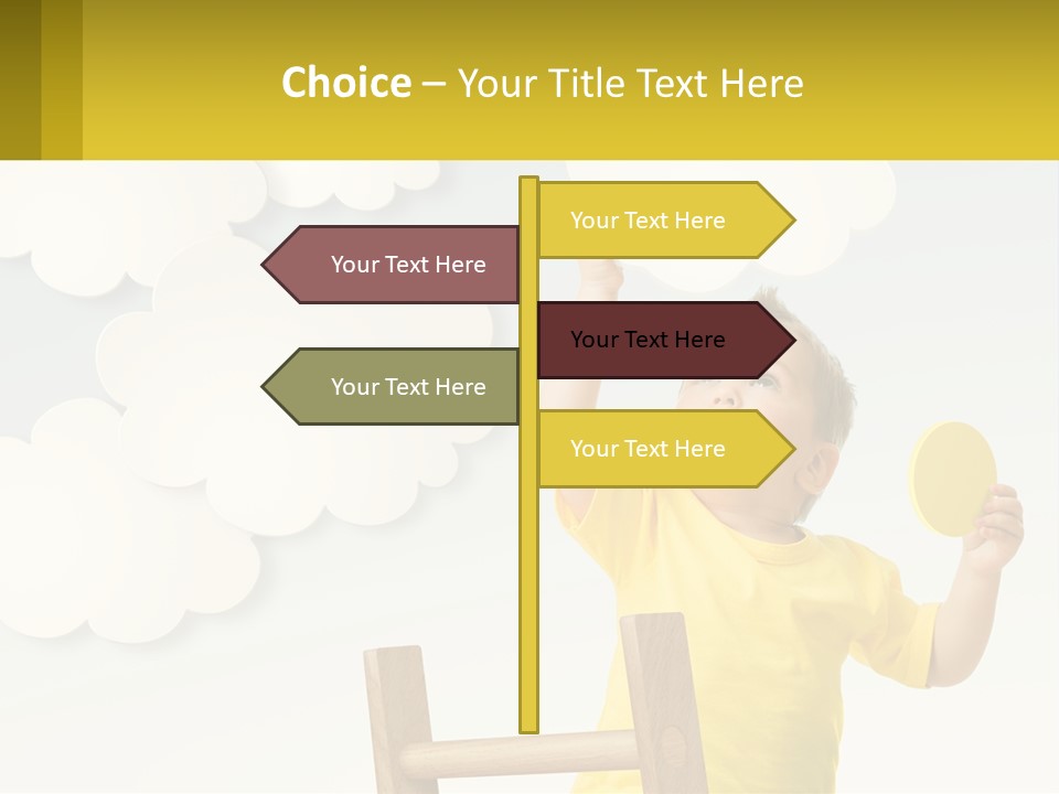 A Young Boy Holding A Ping Pong Paddle PowerPoint Template