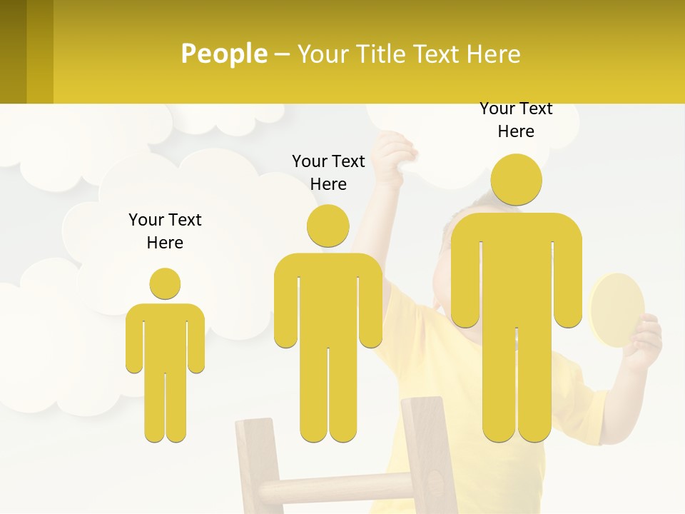 A Young Boy Holding A Ping Pong Paddle PowerPoint Template