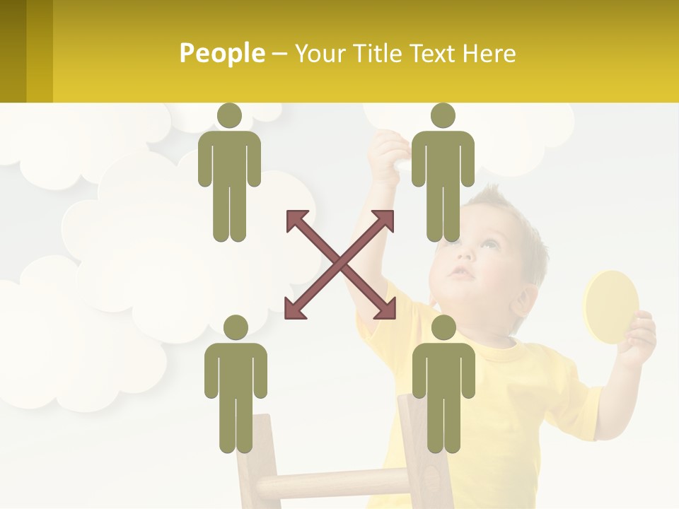 A Young Boy Holding A Ping Pong Paddle PowerPoint Template