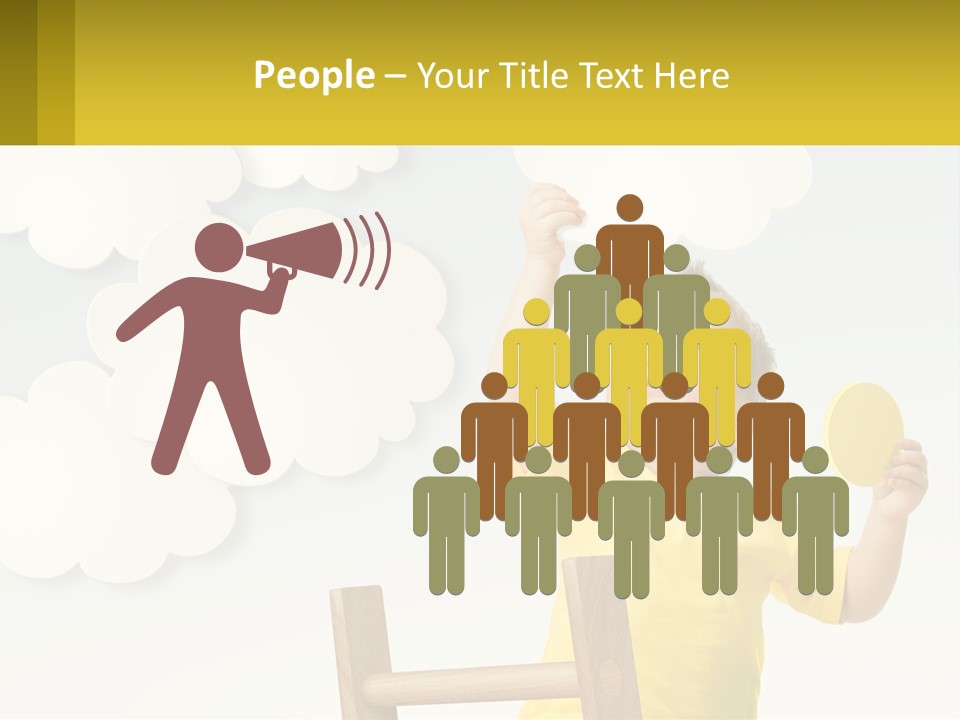 A Young Boy Holding A Ping Pong Paddle PowerPoint Template