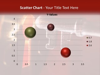A Key On A Keyhole With A Red Background PowerPoint Template